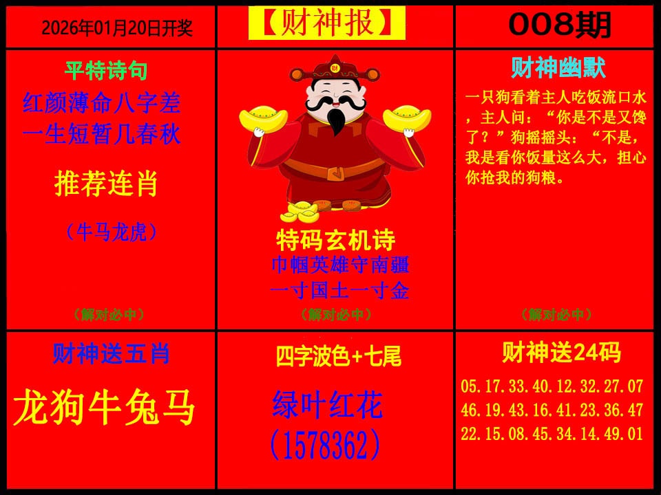 008期财神报[图]